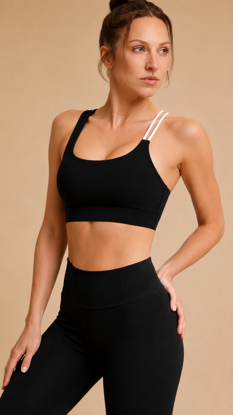 Motion Sports Bra - Black