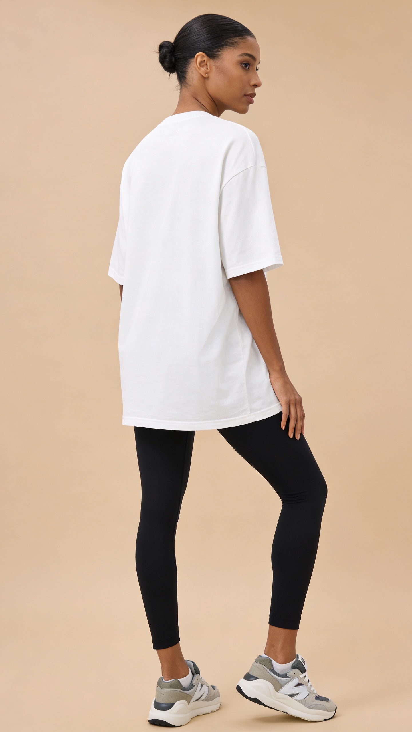 Oversized Cotton Drop-Shoulder Tee