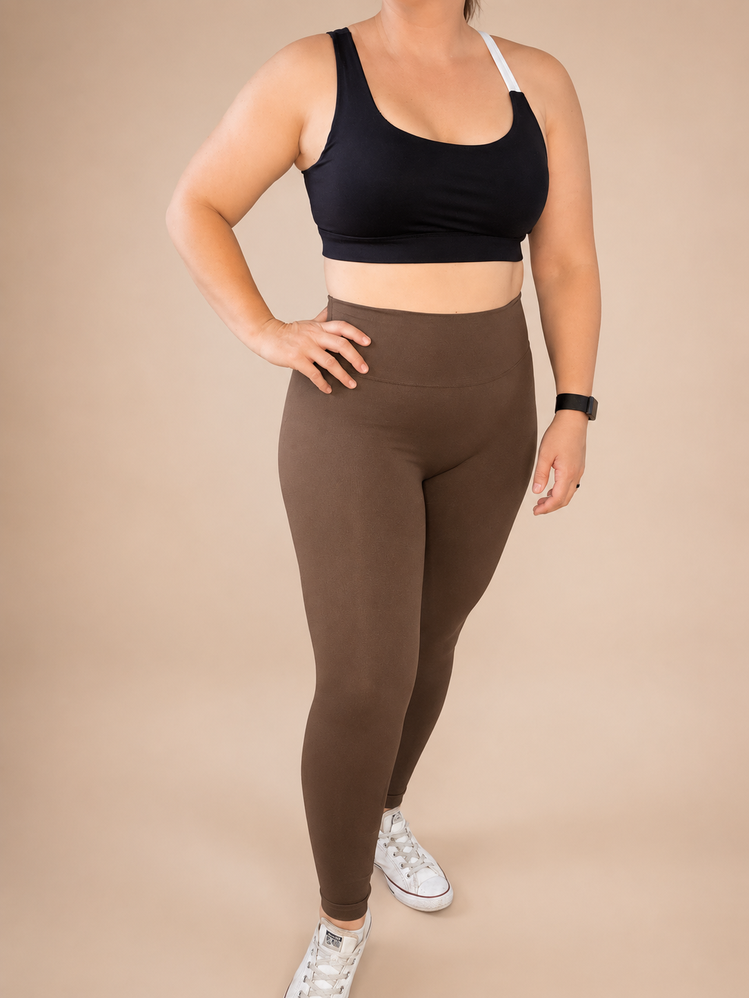 Motion Leggings -Classic Coffee