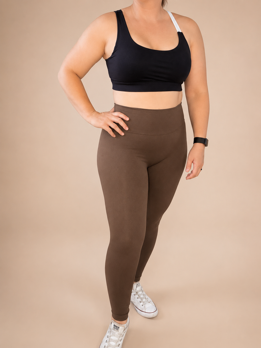 Motion Leggings -Classic Coffee