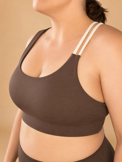 Motion Sports Bra - Brown
