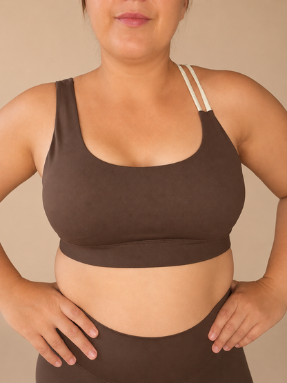Motion Sports Bra - Brown
